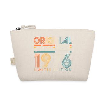 Original 1976 Vintage Vintage Birthday Retro - Organic Pouch - nature - Front