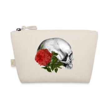 Gothic Wicca Goth Okkult Skullmystic Blumen - Bio-Täschchen - Natur - Vorne