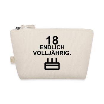 18 – Ab jetzt offiziell volljährig - Bio-Täschchen - Natur - Vorne