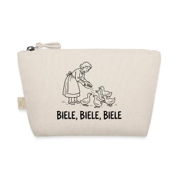 Biele Biele Biele Entenfütterung Mit Oma Und Enten - Bio-Täschchen - Natur - Vorne
