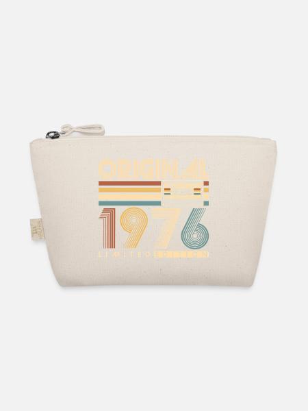 Original 1976 Jahrgang Vintage Geburtstag Geschenk - Bio-Täschchen - Natur