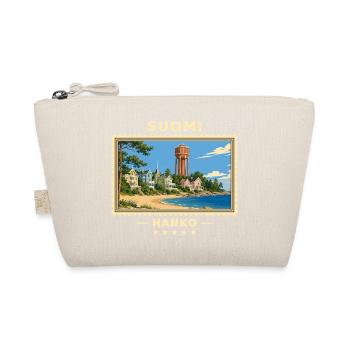 Suomi Hanko Vintage Reisemarke - Bio-Täschchen - Natur - Vorne