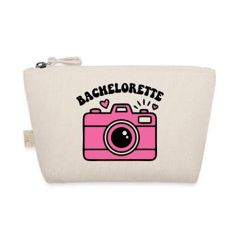 Bachelorette Kamera Logo - Bio-Täschchen - Natur - Vorne