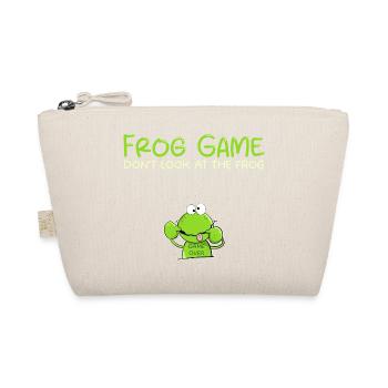 Frog Game Lustiger Frosch | Frosch Geschenk - Bio-Täschchen - Natur - Vorne
