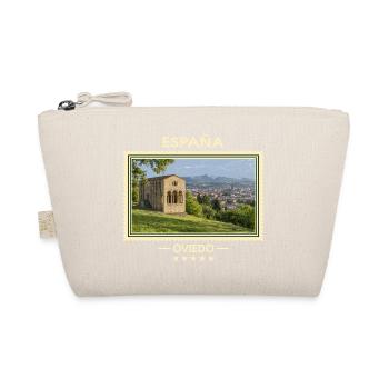 Spanien Oviedo Vintage Reisemarke - Bio-Täschchen - Natur - Vorne