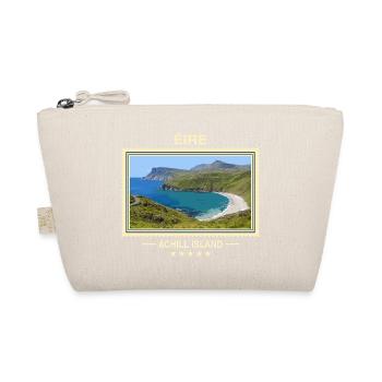 Irland Achill Island Vintage Reisemarke - Bio-Täschchen - Natur - Vorne