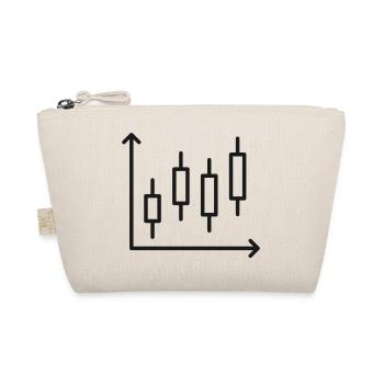 Kerzenhalter-Diagrammlinien-Symbol - Bio-Täschchen - Natur - Vorne