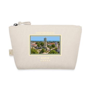 Ungarn Siófok Vintage Reisemarke - Bio-Täschchen - Natur - Vorne