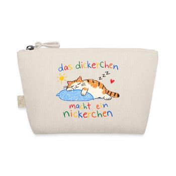 Das Dickerchen macht ein Nickerchen - Bio-Täschchen - Natur - Vorne