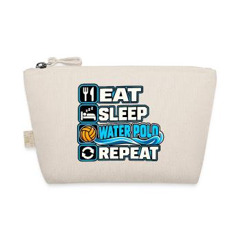Eat Sleep Water Polo Repeat - Bio-Täschchen - Natur - Vorne