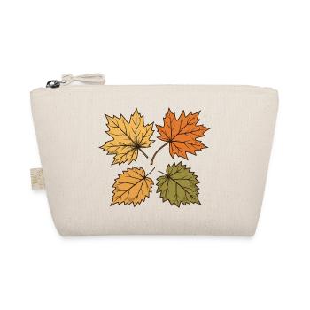 Tanzende Herbstblätter - Bio-Täschchen - Natur - Vorne