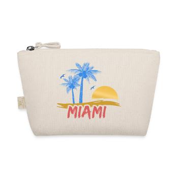 Geschenk für Miami - Bio-Täschchen - Natur - Vorne