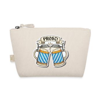 Prost! Bierkrüge Sticker Design - Bio-Täschchen - Natur - Vorne