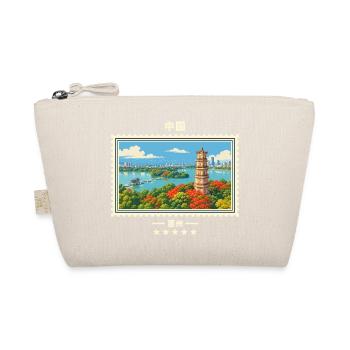 China Huizhou Vintage Reisemarke - Bio-Täschchen - Natur - Vorne