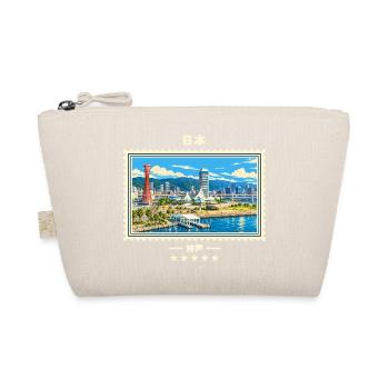 Japan Kobe Vintage Reisemarke - Bio-Täschchen - Natur - Vorne