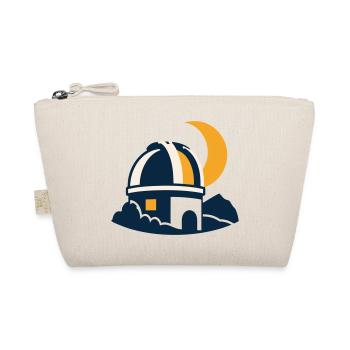 Sternwarte Mond Wappen Logo - Bio-Täschchen - Natur - Vorne
