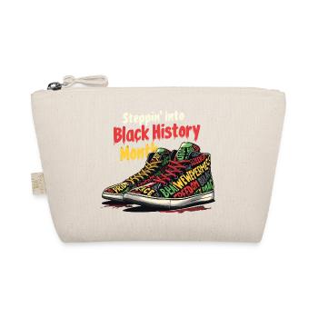 Black History Month Inspirierende Sneakers & Words - Bio-Täschchen - Natur - Vorne