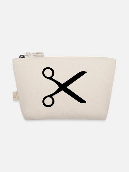Scissors - Organic Pouch - nature - Front