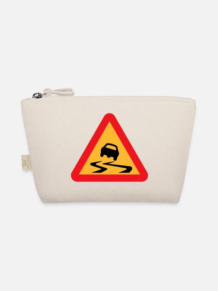Route glissante voiture Avertissement - Trousse biologique - nature - Devant
