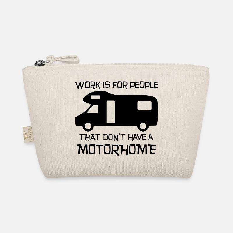 Motorhome - work is for people - Bio-Täschchen - Natur