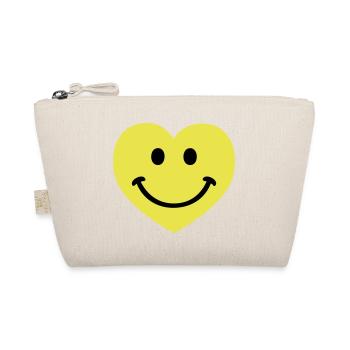 smiley smiling heart - Bio-Täschchen - Natur - Vorne