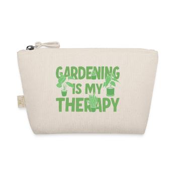 Gartenarbeit ist meine Therapie - Bio-Täschchen - Natur - Vorne