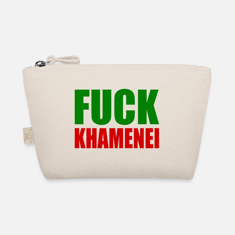 Fuck khamenei Chamenei - iran Bio-Täschchen