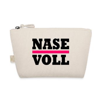 Nase voll - Bio-Täschchen - Natur - Vorne