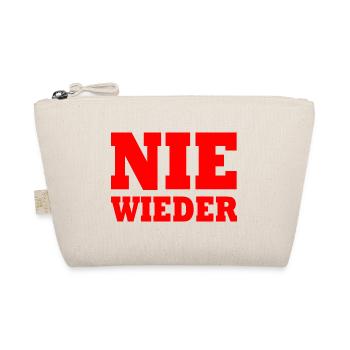 Nie wieder - Bio-Täschchen - Natur - Vorne