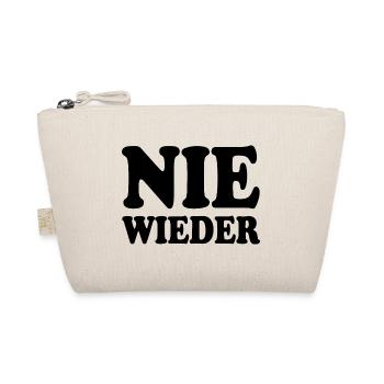 Nie wieder - Bio-Täschchen - Natur - Vorne