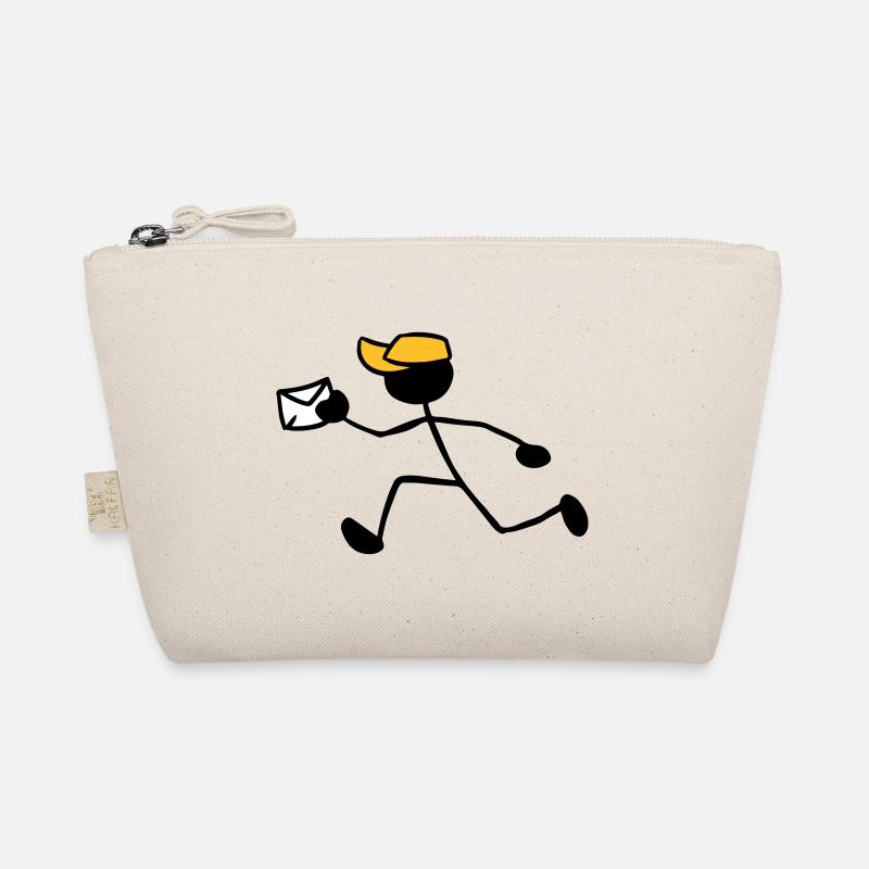 Postbote Kurier Briefzusteller Express Sendung Bio-Täschchen