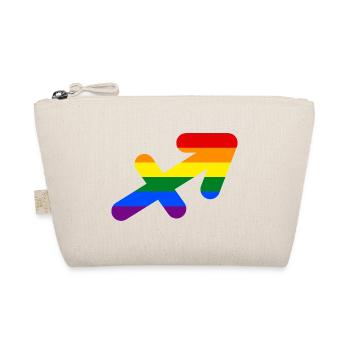 Zodiac sign Sagittarius LGBT - Organic Pouch - nature - Front