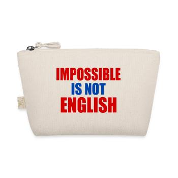 impossible is not english - england - Bio-Täschchen - Natur - Vorne