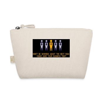 Don't worry, just hustle - Organic Pouch - nature - Front