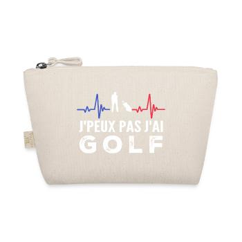 Je peux pas j'ai golf - Trousse biologique - nature - Devant
