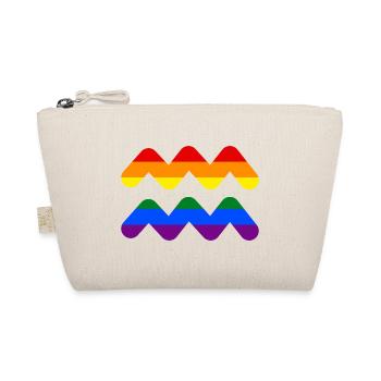 Zodiac sign Aquarius LGBT - Organic Pouch - nature - Front