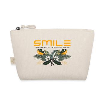 Smiles of happiness sent to each other - Bio-Täschchen - Natur - Vorne