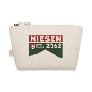 Niesen Berg Wandern Wanderung Bike Trail Souvenir - Bio-Täschchen - Natur - Vorne