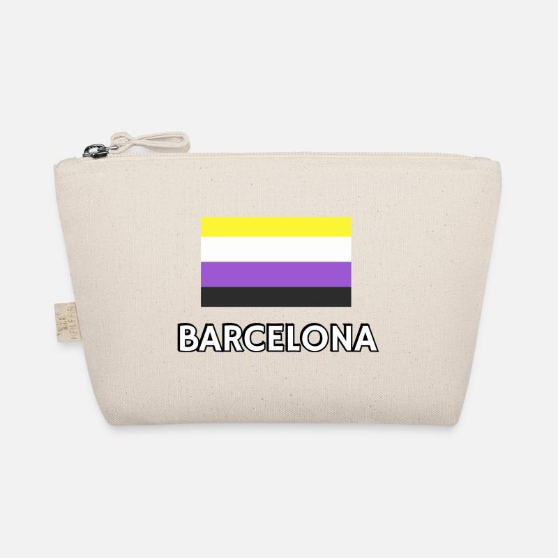Non binary Pride Flag Barcelona Organic Pouch