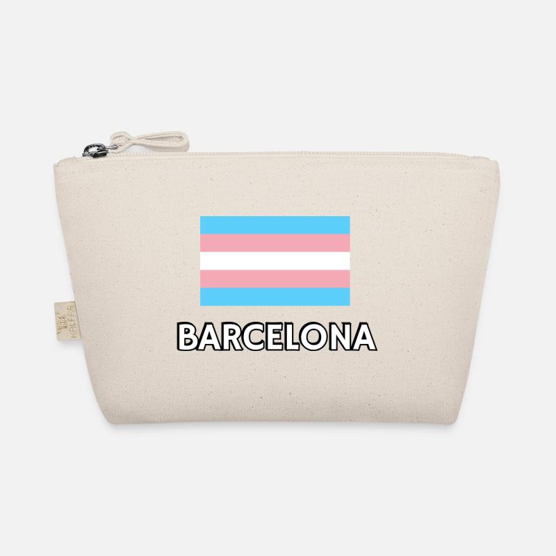 Trans Pride Flag Barcelona Organic Pouch