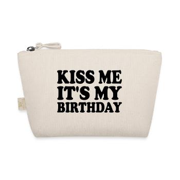 kiss me it's my birthday - Trousse biologique - nature - Devant