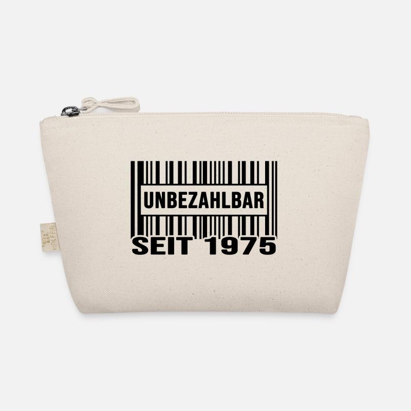 1975 geburtstag unbezahlbar barcode exklusive Bio-Täschchen