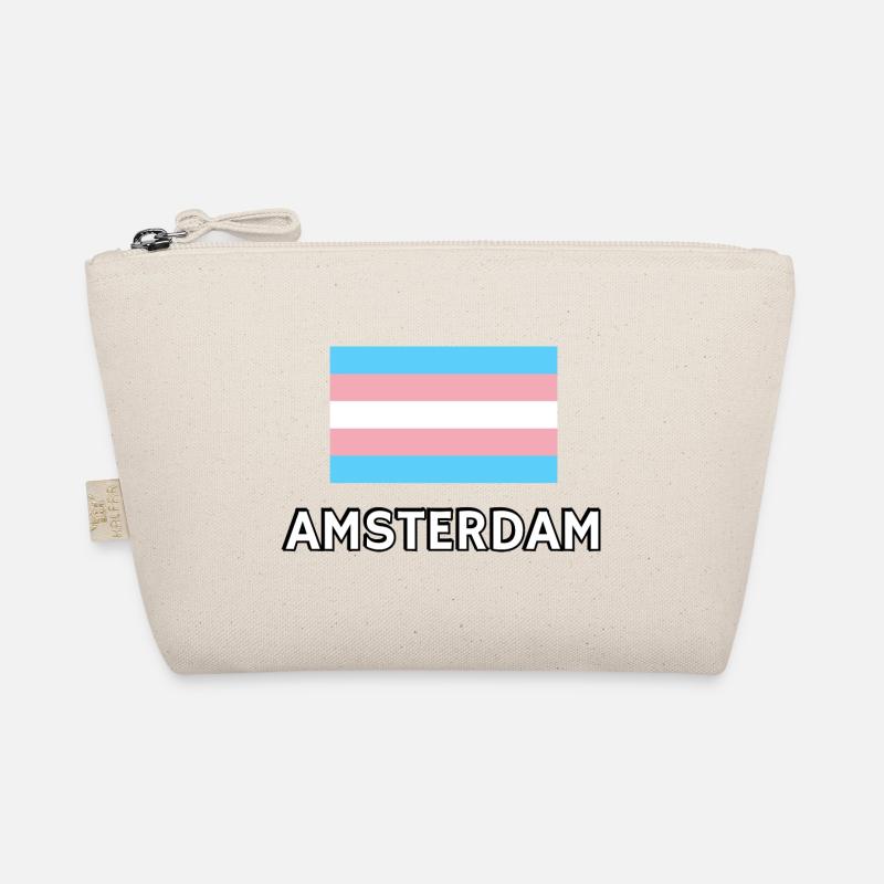 Trans Pride Flag Amsterdam Organic Pouch