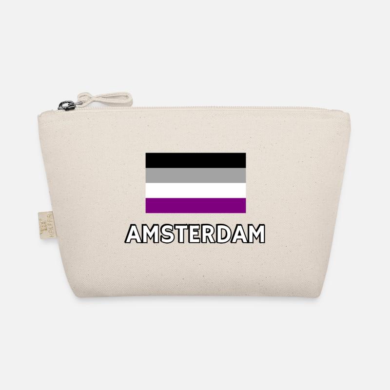 Asexuality Pride Flag Amsterdam Organic Pouch
