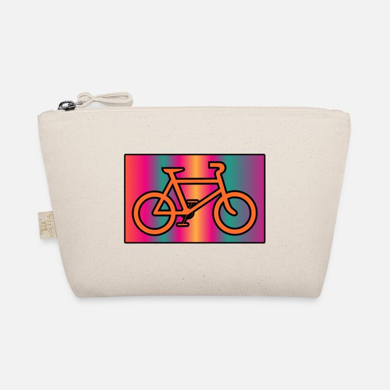 BICYCLE. CYCLING. GO GREEN. ECOLOGY. ENVIRONMENT. Organic Pouch