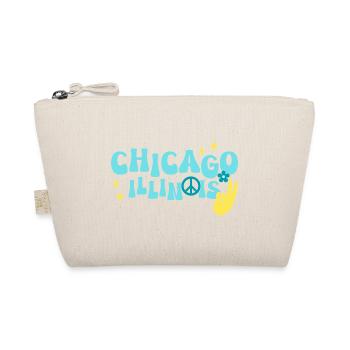 Chicago 70s Hippie - Organic Pouch - nature - Front