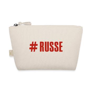 Ich bin Russe Spruch auf Russisch aus Russland - Bio-Täschchen - Natur - Vorne