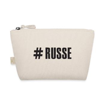 Ich bin Russe Spruch auf Russisch aus Russland - Bio-Täschchen - Natur - Vorne