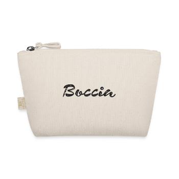 Bocciaspieler Bekleidung mit Boccia Kugeln Boccia - Bio-Täschchen - Natur - Vorne