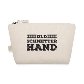 Tischtennisspieler Old Schmetterhand Spruch - Bio-Täschchen - Natur - Vorne